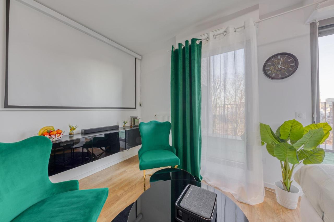 Cinema Moon Luxury - Gare 3Min - Proche Paris Daire Massy  Dış mekan fotoğraf